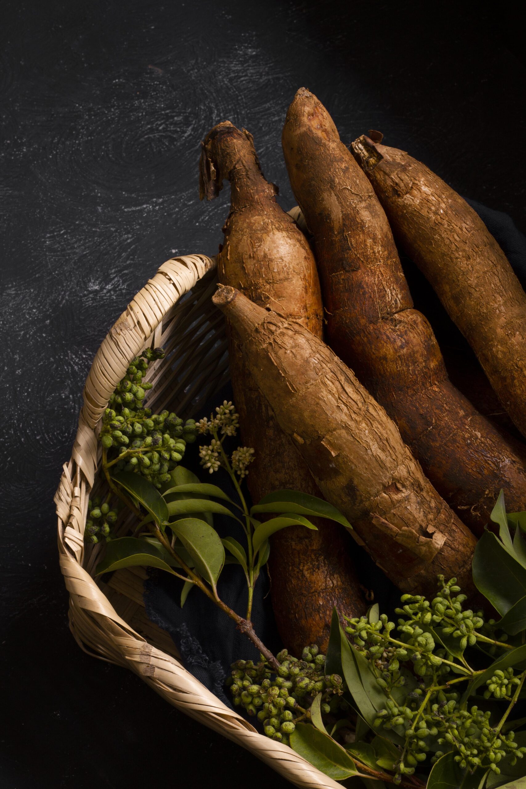 arrangement-nutritious-cassava-roots arrangement-nutritious-cassava-roots